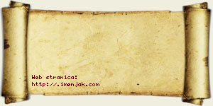 Mina Jakšić vizit kartica